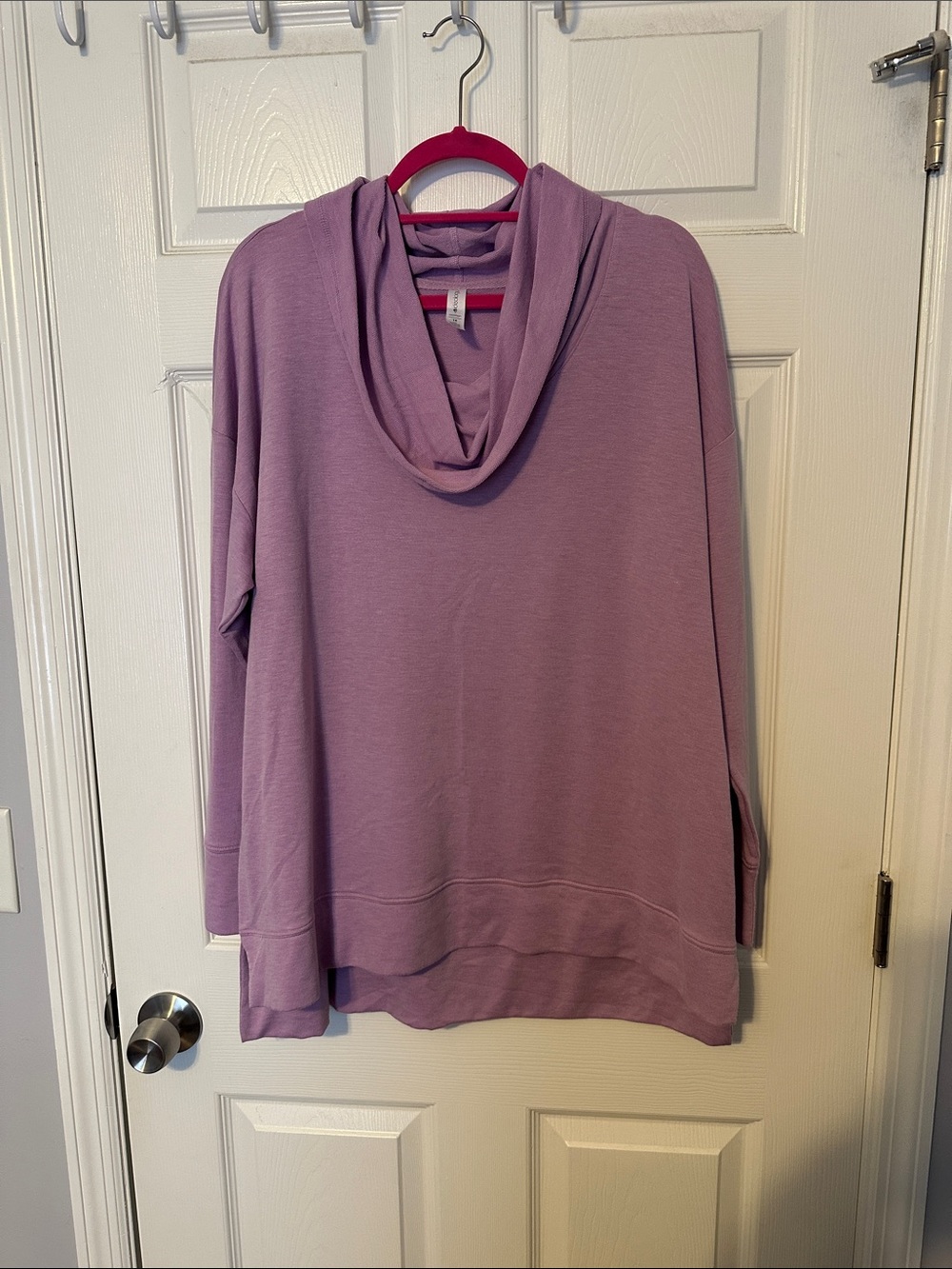 Lilac Cowl Neck Women's Sweater